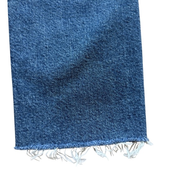 NWT! AGOLDE Women's Riley High Rise Straight Crop Jeans Blue Size 23 Casual - Picture 7 of 12